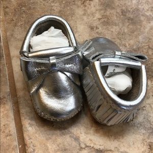 Minnetonka Silver shoes